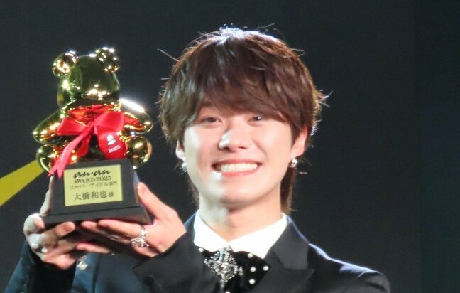 【 なにわ男子・大橋和也 】 「スーパーアイドルに一歩近づけた」 ‟ anan AWARD ” スーパーアイドル部門に輝きメンバーも祝福|TBS NEWS DIG