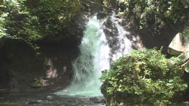「よいまもの(精霊)」がすむという伝説が残る神秘的な滝 山梨県 北杜市・宮司の滝|TBS NEWS DIG