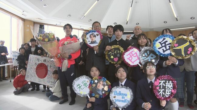 「最後まであきらめず」北塩原村出身のモーグル代表・西沢岳人選手が母校で壮行会　福島|TBS NEWS DIG