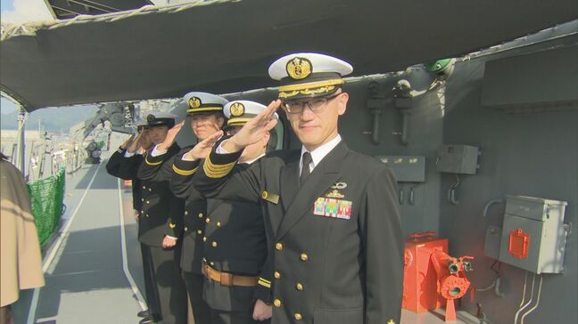 護衛艦「まきなみ」初寄港、見学会…「自衛隊フェス」開催の背景に人材確保の厳しい現状　潜水艦「うんりゅう」も初寄港|TBS NEWS DIG