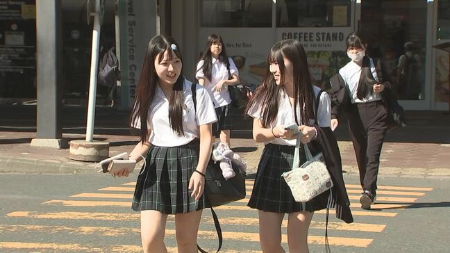 高校生ら夏服で登校 衣替え初日の岩手、朝から強い日差し 日中の予想最高気温は一関35度、盛岡32度|TBS NEWS DIG