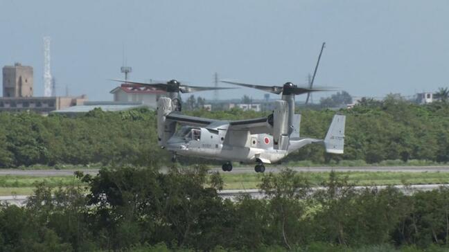陸上自衛隊のオスプレイ 日米共同訓練で宮古島に初飛来 県は自粛要請|TBS NEWS DIG