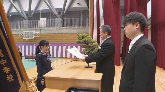 「忘れてならないのは、当たり前への感謝」中学校でも卒業式…被災地で巣立ちの日迎える|TBS NEWS DIG