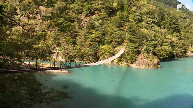 「夢のつり橋」へ落石現場10月18日から通行再開 紅葉シーズン前に地元もひと安心 町長自ら最終確認=静岡・川根本町|TBS NEWS DIG