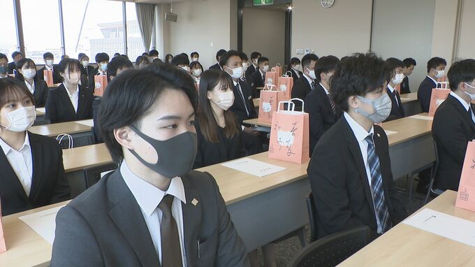 卸売業者など15社の70人が新たな一歩 金沢問屋センターで新入社員歓迎式　|　石川県のニュース｜MRO北陸放送