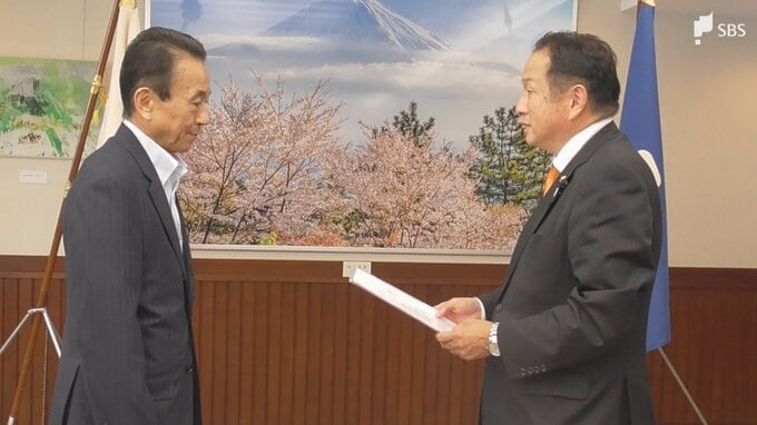 台風6号による河津町の土砂災害で早期復旧と安全対策を 県議会・自民改革会議が鈴木知事に提言＝静岡|TBS NEWS DIG
