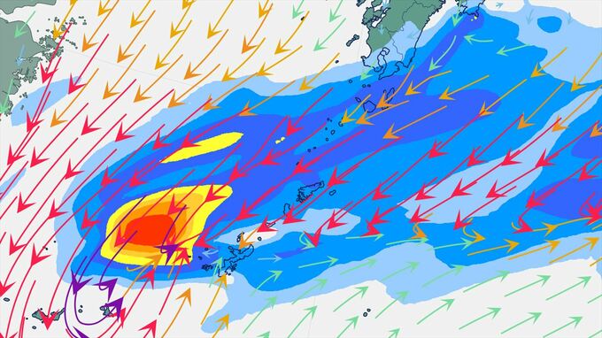 【台風情報】台風26号（フォンウォン）は温帯低気圧に　沖縄、奄美地方では13日は大気非常に不安定　雷を伴って非常に激しい雨や大雨となる所が【土日は？雨と風のシミュレーション】|TBS NEWS DIG