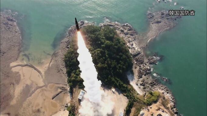 韓国軍が弾道ミサイル「玄武2」の発射訓練を実施　北朝鮮の相次ぐ弾道ミサイル発射に対抗「発射地点を精密に打撃できる能力を示した」|TBS NEWS DIG
