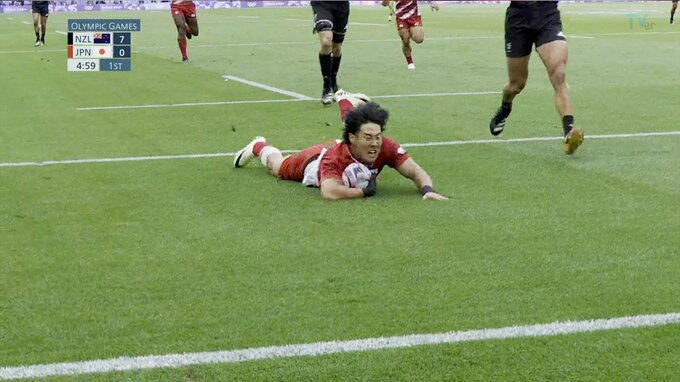 7人制ラグビー男子 日本勢トップでパリ五輪登場、東京五輪銀メダルのオールブラックスセブンズに敗戦 黒星スタート|TBS NEWS DIG