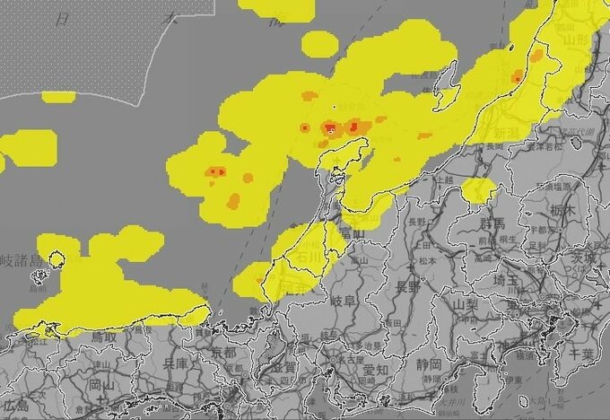 【気象情報】北陸地方は強い寒気と低気圧の影響で大気の状態が非常に不安定に　雷を伴った激しい雨の降る所がある見込み　警報級の大雨となる可能性も　|　富山のニュース｜天気・防災｜チューリップテレビ