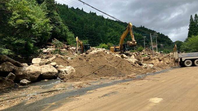 断水や漏水が続く　大雨被害で道路が損壊した村　　福岡県東峰村　|　福岡のニュース｜RKB NEWS｜RKB毎日放送