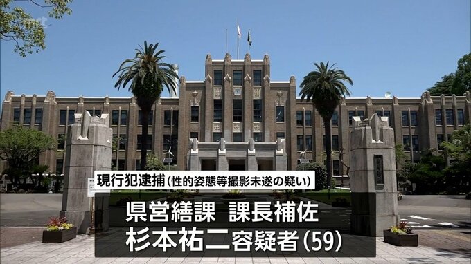 宮崎県職員の男(59)を性的姿態等撮影未遂容疑で現行犯逮捕　商業施設で女性のスカートの中を盗撮しようと・・・不審な動きに従業員と警備員が連携|TBS NEWS DIG