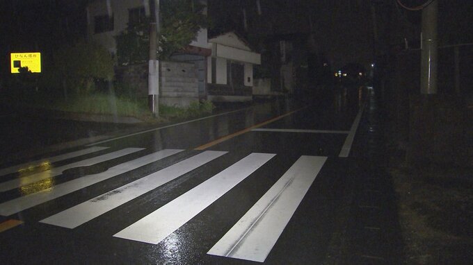 信号のない横断歩道を渡っていた中学1年の男子生徒が軽自動車にひかれる　頭の骨を折る重傷　茨城・常陸太田市|TBS NEWS DIG