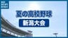新潟産大付が初の甲子園出場まであと1勝　中越を9対5で振り切る＜準決勝第2試合＞【夏の高校野球 新潟大会】　|　新潟のニュース・天気｜BSN NEWS｜BSN新潟放送