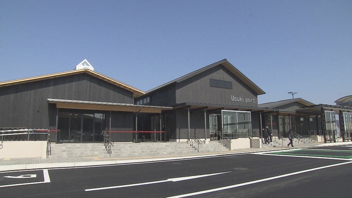 臼杵港に新フェリーターミナル完成 総額133億円、今年5月から利用開始
