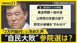 与党「過半数」が勝敗ライン…参院選向け石破総理が明言　都議選で自民党大敗　公約の“2万円給付”に冷めた声「選挙前の一時しのぎと見透かされた」【news23】|TBS NEWS DIG