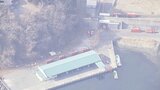 小石浜に消防車両集結 「脚岬」を陸と空から消火 大船渡市山林火災|TBS NEWS DIG