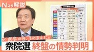 自民“単独過半数を大幅に上回る勢い”…衆院選 終盤の情勢判明、序盤からの情勢変化は？【Nスタ解説】|TBS NEWS DIG