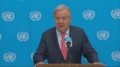 「制御不能に陥っている」国連事務総長がイラン情勢めぐり危機感| TBS CROSS DIG with Bloomberg