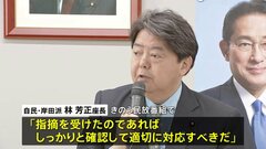 「確認して適切に対応すべき」自民・岸田派の林座長　5派閥のパーティー券収入不記載疑いめぐり| TBS CROSS DIG with Bloomberg