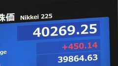 【速報】参院選後初の取引を迎えた日経平均株価　一時400円以上値上がり　4万円台を回復　参院選結果は「想定内」| TBS CROSS DIG with Bloomberg