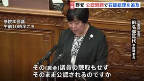 野党「裏金議員の聴取せず公認するのか」&nbsp;参院代表質問で石破総理を追及|TBS NEWS DIG