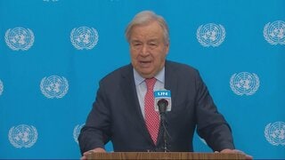 「制御不能に陥っている」国連事務総長がイラン情勢めぐり危機感| TBS CROSS DIG with Bloomberg