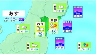 【4日宮城の天気】広い範囲で“湿った重たい雪”に注意・警戒　寒さも逆戻り（3日午後4時現在）tbc気象台|TBS NEWS DIG