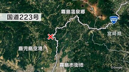 買い物難民がたくさん」斜面が高さ90m崩落、国道に土砂直撃 霧島