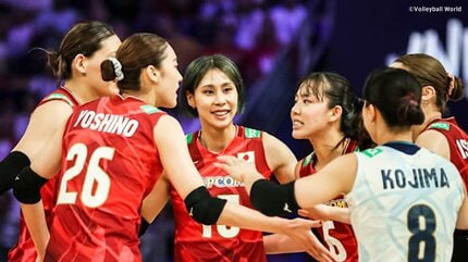 バレー女子日本代表、ブラジルにフルセットで敗れ準決勝敗退 石川真佑