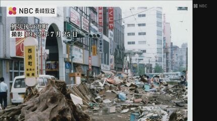 中元セール中のアーケードを襲った水位173センチの濁流 | 長崎の