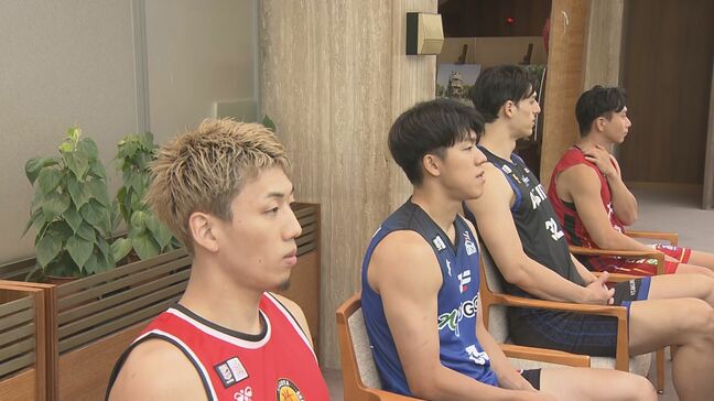 Bリーグ来月開幕 愛知の4チームが大村知事を訪問「三遠ネオフェニックス」豊橋アリーナの開業遅れにチェアマンは|TBS NEWS DIG