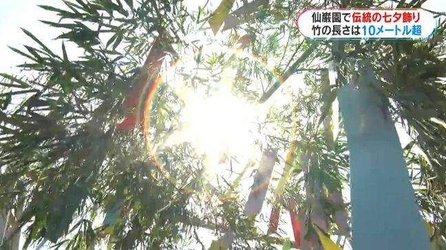 仙巌園で七夕飾り　世界遺産登録10年でガイドツアーも|TBS NEWS DIG