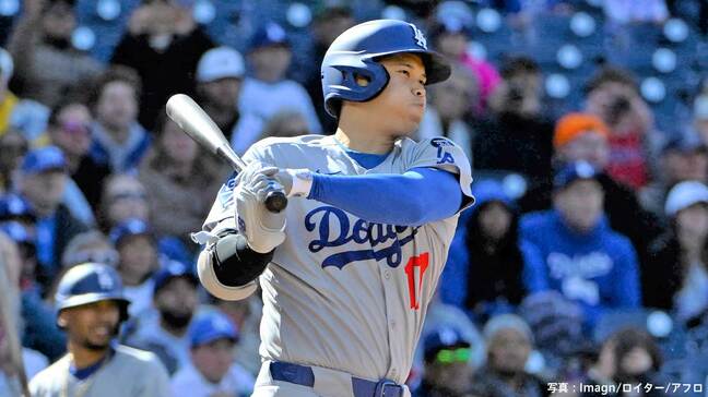 ド軍ヒヤヒヤの逆転勝利で連敗脱出！大谷翔平マルチ安打＆3度目盗塁で貢献、開幕から自己新の14試合連続出塁|TBS NEWS DIG