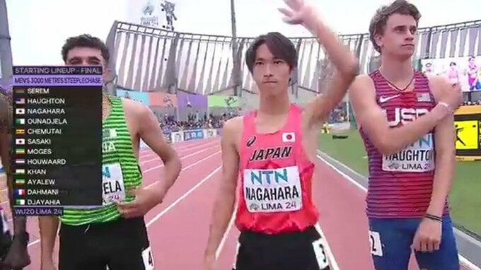 日本勢6年ぶり3000m障害で永原颯磨が過去最高タイ5位入賞！U20今季世界最高記録出るハイレベルなレース【U20世界陸上】|TBS NEWS DIG