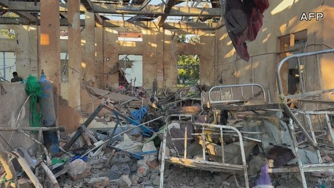 ミャンマー軍が西部の病院を空爆 患者ら33人死亡、27人重体　軍の空爆急増…今年1月から2600回超 「中国の軍事的・経済的な支援」米監視団体が指摘|TBS NEWS DIG