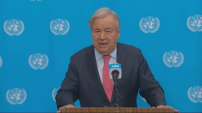 「制御不能に陥っている」国連事務総長がイラン情勢めぐり危機感