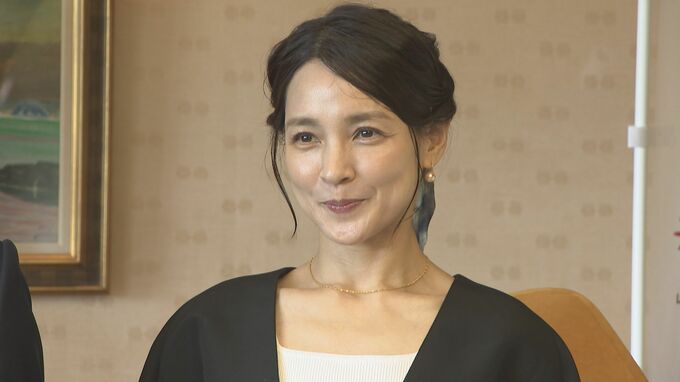 「ういろうがすごくおいしかった」国仲涼子さんが山口県庁を訪問　宇野千代モデルのドラマ出演　|　山口のニュース・天気・防災｜tys NEWS｜ｔｙｓテレビ山口