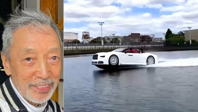 【 テリー伊藤 】 「ロールスロイスやボンドカーも顔負け」　クルマ型ウォータークラフトに大興奮　「最高に派手で人気者になること間違いなし!!」|TBS NEWS DIG
