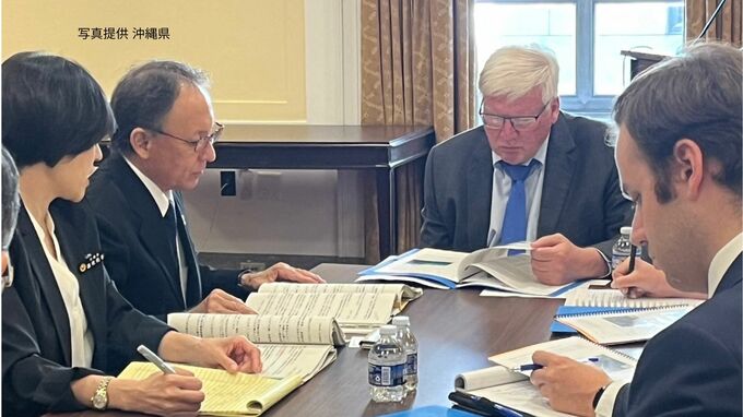 訪米中の玉城知事「米軍との信頼関係」問われ「情報の透明性が重要」 米連邦議会議員らと面談|TBS NEWS DIG