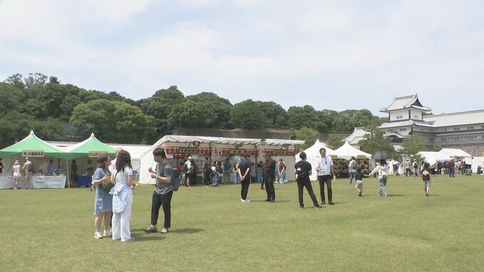 被災地の着物オブジェも展示　石川・金沢城公園で「盆正月」賑わう|TBS NEWS DIG