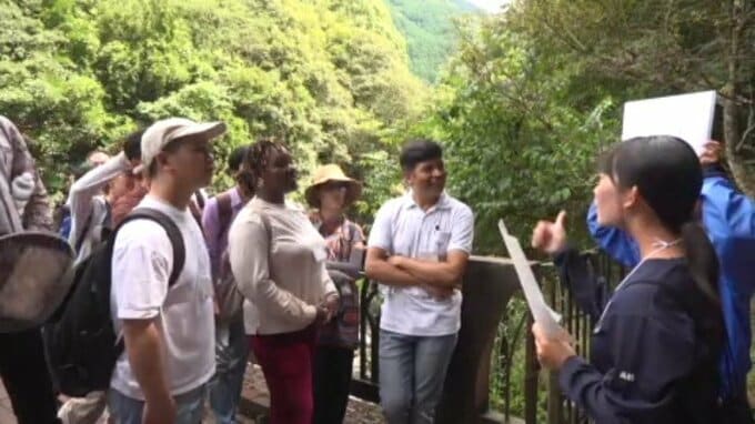 「資源をいかに経済へ繋げるか」JICA留学生が別子銅山で研修 母国の地域づくりへの活用誓う 愛媛・新居浜市|TBS NEWS DIG