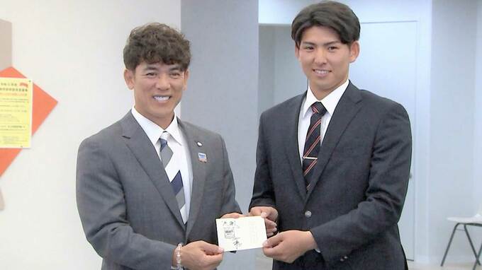 【ドラフト会議】西武1巡目 武内夏暉 「チームの顔」「日本を代表する選手に」松井監督は初勝利に「甘いものを」約束|TBS NEWS DIG
