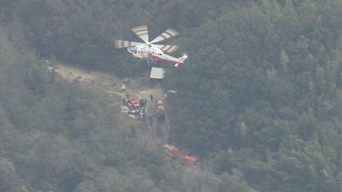 江田島市の山火事　3日目で「鎮圧」　自衛隊への災害派遣撤収を要請　広島|TBS NEWS DIG