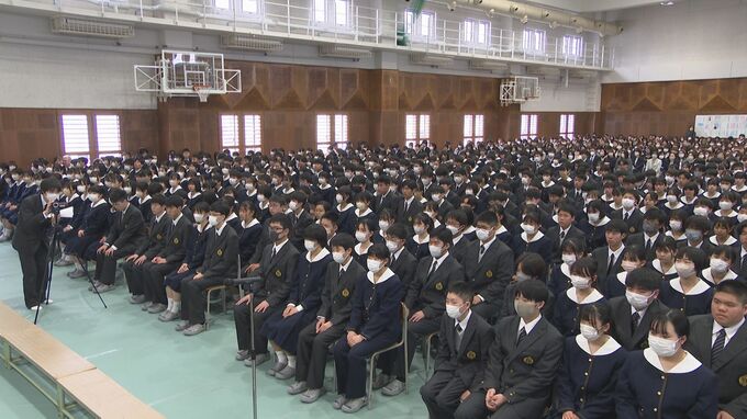 大分東明高校で入学式　約650人が高校生活スタート　|　大分のニュース｜OBS NEWS｜大分放送