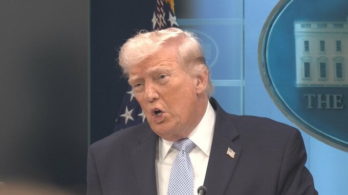 トランプ大統領 「イランがきょうまで延命できている唯一の理由は交渉のためだ」　11日の戦闘終結をめぐる協議を前にSNSに投稿