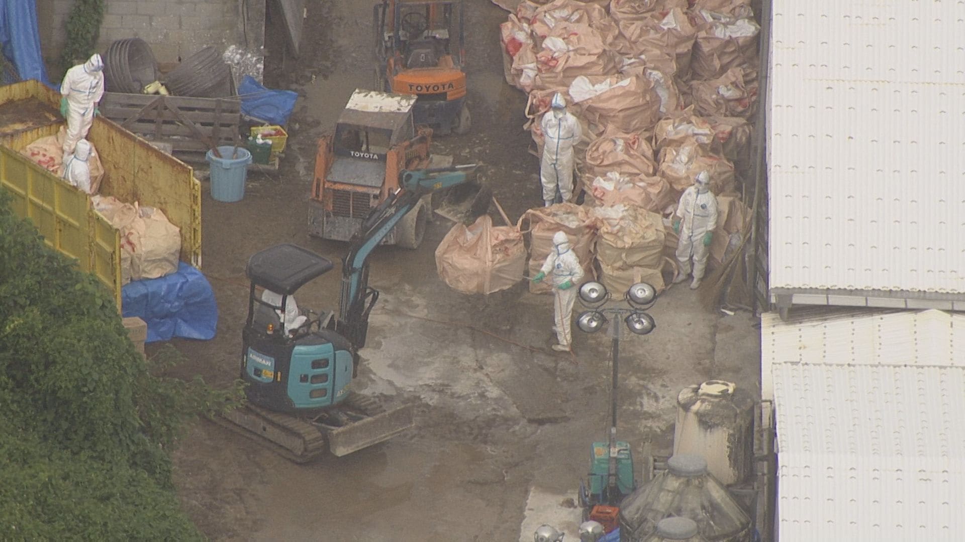 高病原性」鳥インフル 3万羽の殺処分終える 沖縄・金武町の養鶏場