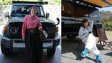 【 新山千春 】愛車「ランクル70」で桜ドライブを満喫　「自然の中で大きな深呼吸できる時間が贅沢で豊かな気持ちになれた」|TBS NEWS DIG