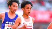 男子5000m 森凪也が悲願の初V、アジア大会代表内定 ラスト100m勝負で粘り勝ち ゴール後は拳を突き上げる【陸上日本選手権】|TBS NEWS DIG