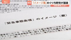 改憲議論が進む「緊急事態条項」とは…“緊急時の国会議員の任期延長”など柱のイメージ案　衆院・憲法審査会で与野党が意見| TBS CROSS DIG with Bloomberg